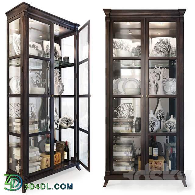 Wardrobe Display cabinets Quinn. Cabinet showcase by Hickory White