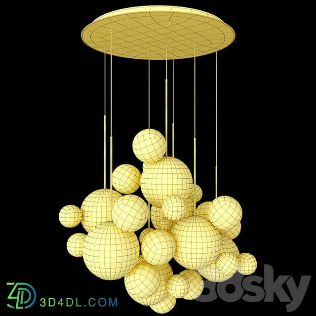 Giopato Coombes Bolle 34 Pendant light 3D Models