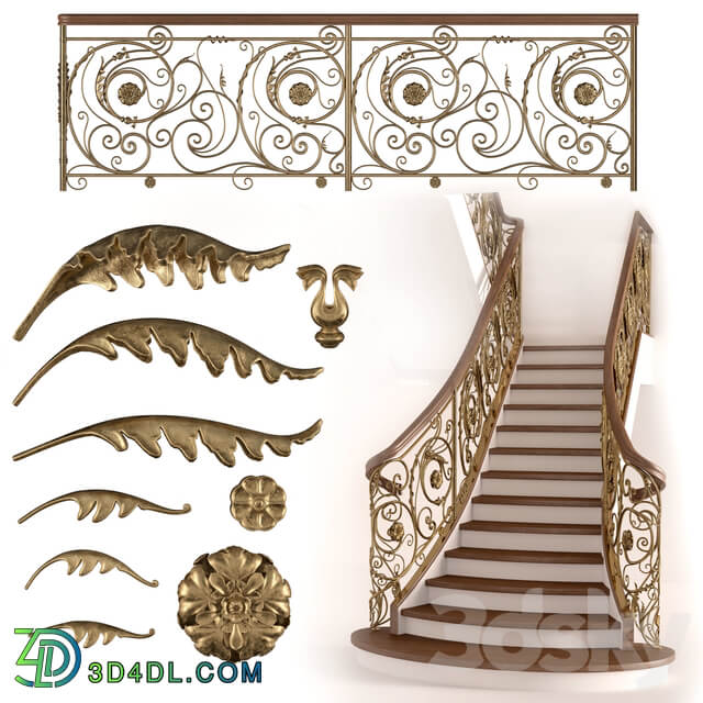 Forged stairs