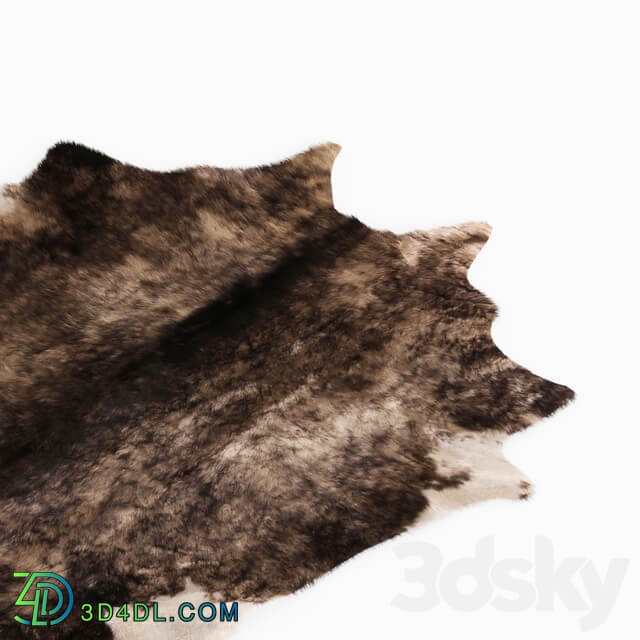 Four rugs from animal skins 07