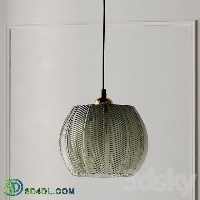 Louis Green Glass Pendant Light from Beaumonde Pendant light 3D Models