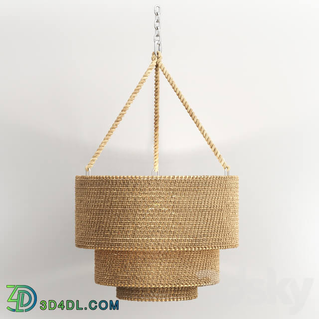 Veranda Woven Pendant Light Pendant light 3D Models