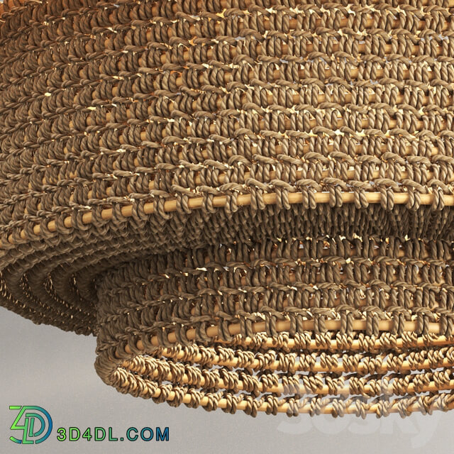 Veranda Woven Pendant Light Pendant light 3D Models