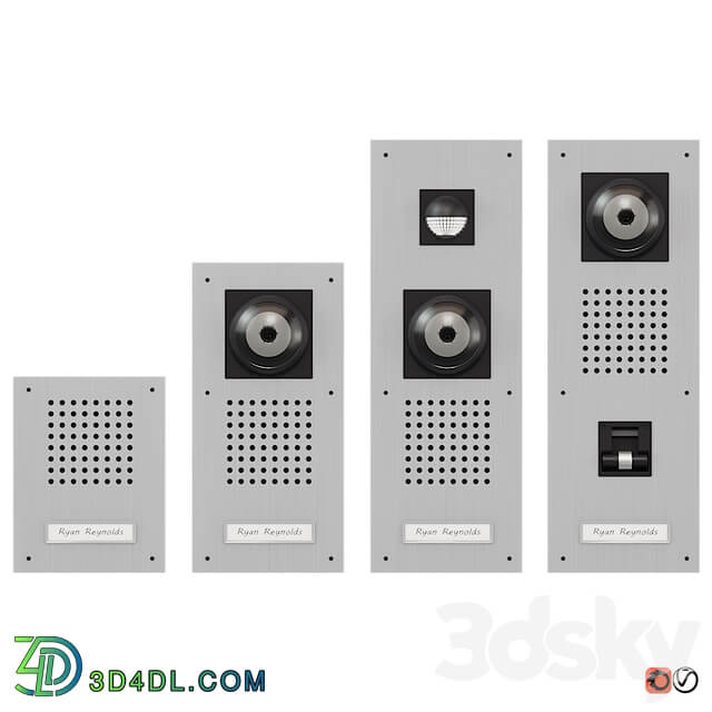 Miscellaneous Set of on door speakerphones Siedle Standart Versions