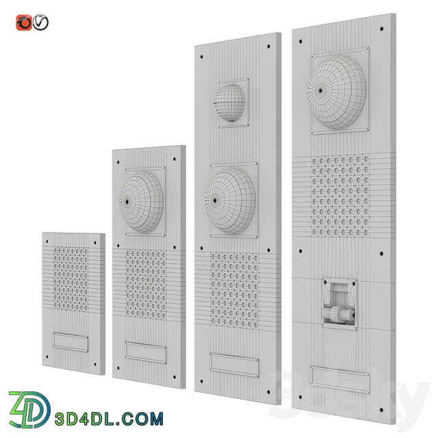 Miscellaneous Set of on door speakerphones Siedle Standart Versions