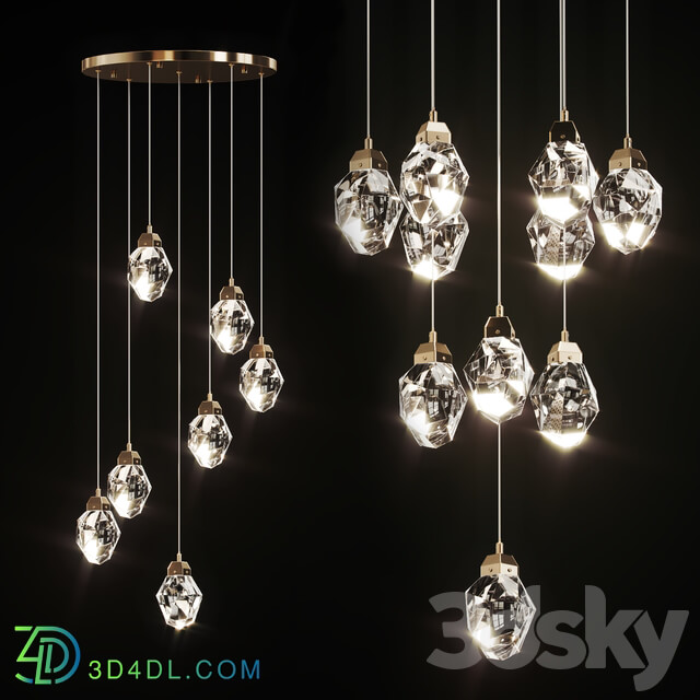 Lampatron Cristel One Combinations Pendant light 3D Models