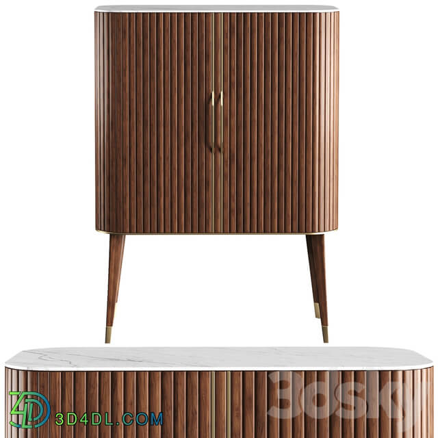 Sideboard Chest of drawer Eden Rock Bar Unit Cabinet Design Sacha Lakic