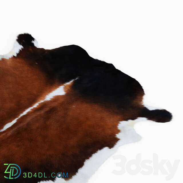 Four rugs from animal skins 08