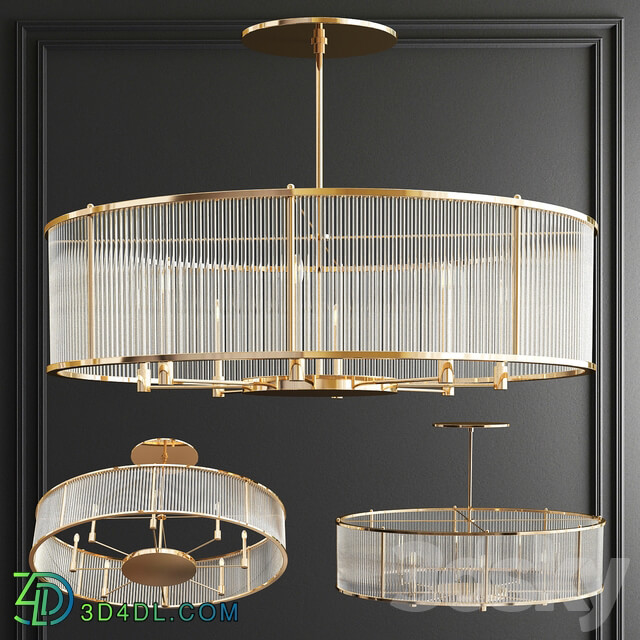 Four Exclusive Chandelier Collection 66 Pendant light 3D Models