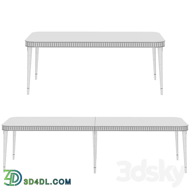 EDEN ROCK RECTANGULAR DINING TABLE Design Sacha Lakic