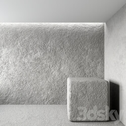 Concrete plaster No. 3 Stone 3D Models 