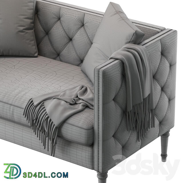 Vanves chesterfield settee