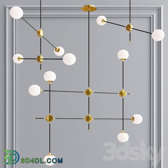 ST Luce SL429 pendant collection Pendant light 3D Models