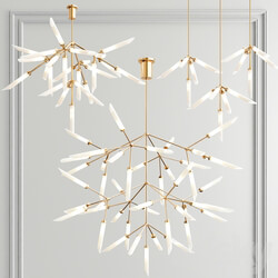 Spur Grande Chandelier Collection 3 type Pendant light 3D Models 