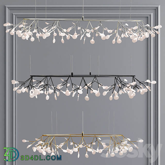 Chandelier heracleum the big o Pendant light 3D Models