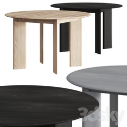 Ferm Living Bevel Round Dining Table 