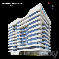 Modern Residential Building 003 G 9 