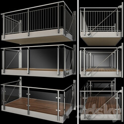 Metal balcony 3 types of console balconies  