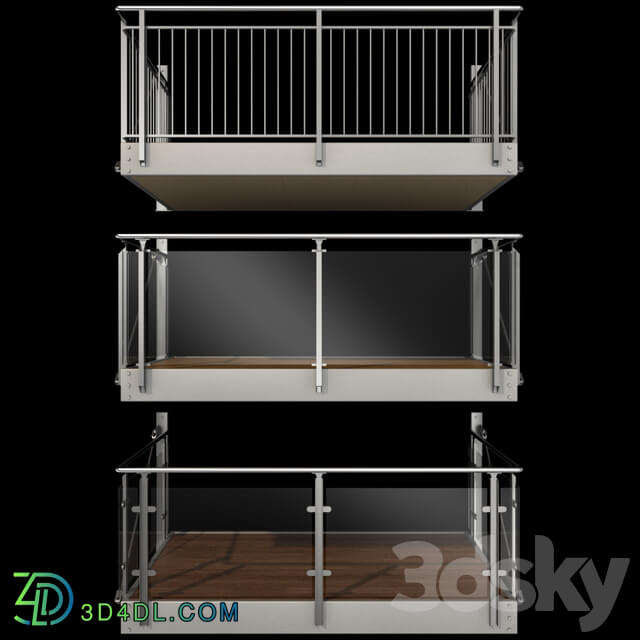 Metal balcony 3 types of console balconies 