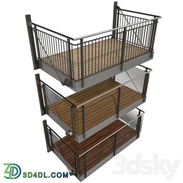 Metal balcony 3 types of console balconies 