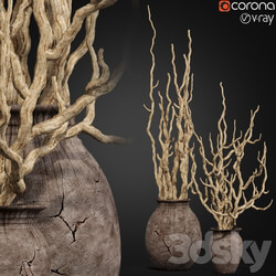 Other decorative objects Decorative dry branch 01 