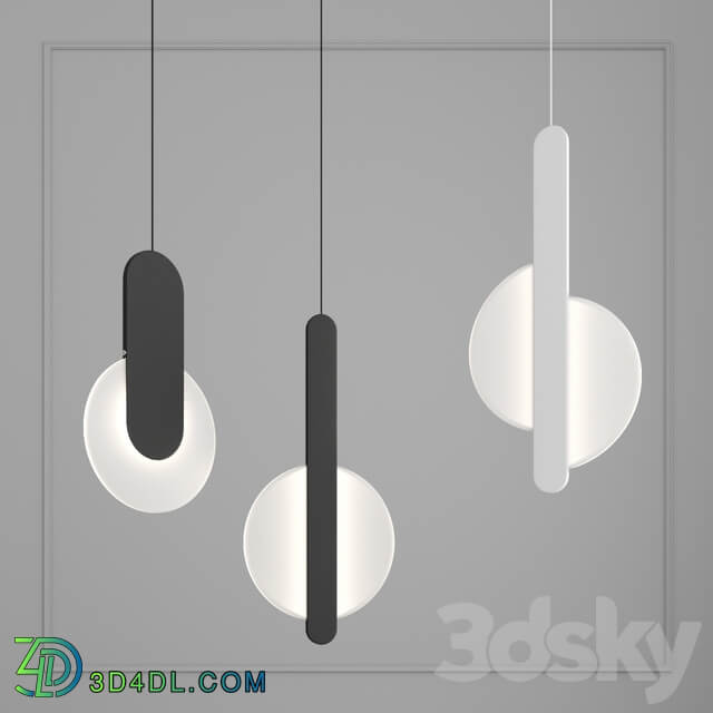 Pendant lamp Eclipse Pendant light 3D Models