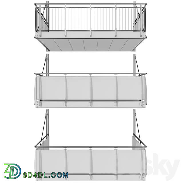 Metal balcony 3 types of console balconies 