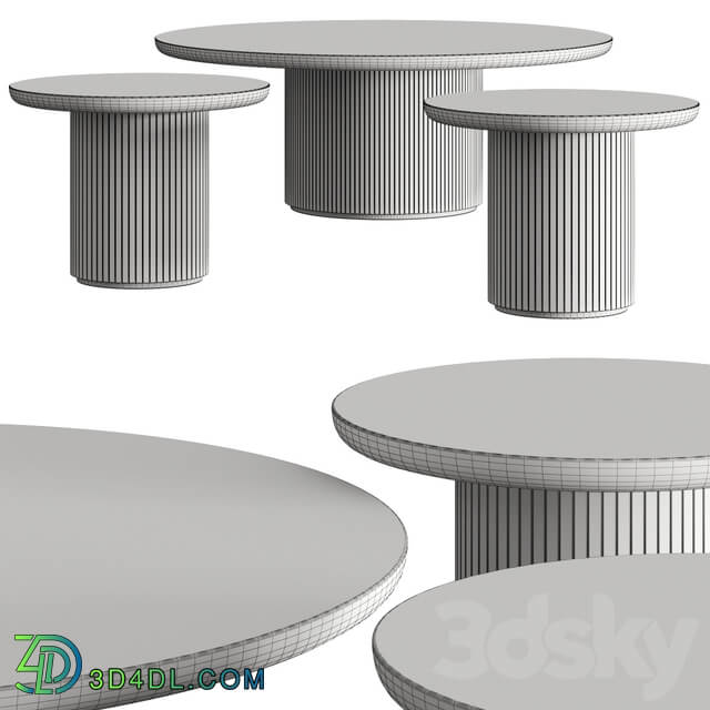 Gubi Moon Coffee Round Tables