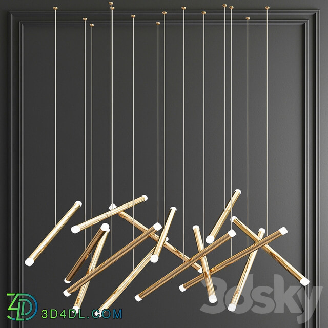 Four Exclusive Chandelier Collection 69 Pendant light 3D Models