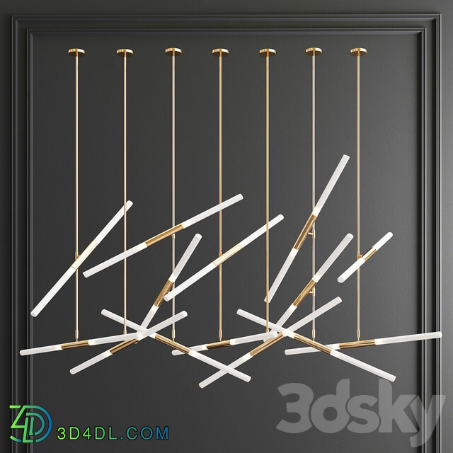 Four Exclusive Chandelier Collection 69 Pendant light 3D Models