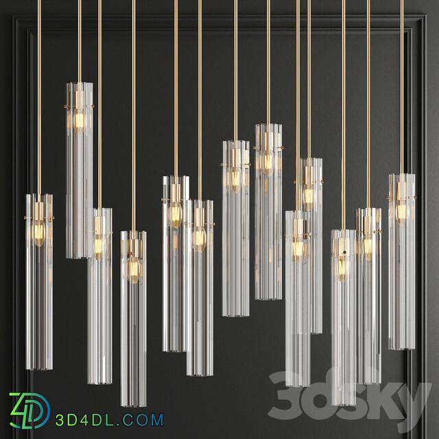 Four Exclusive Chandelier Collection 69 Pendant light 3D Models