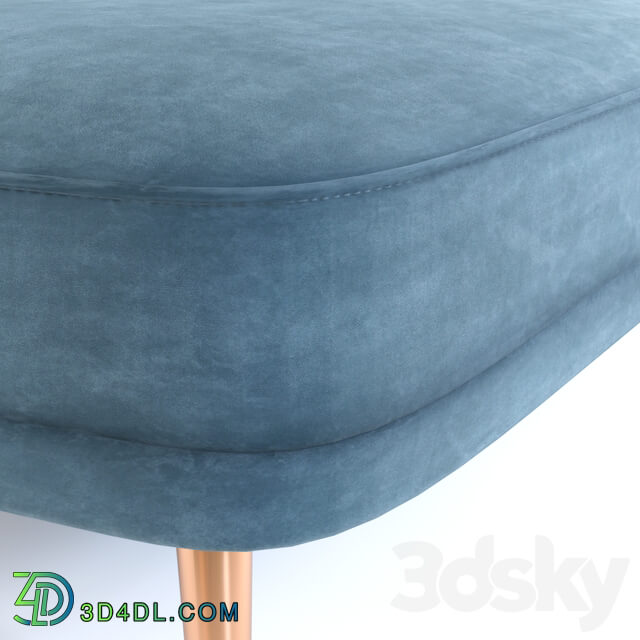 Velor daybed LEONE