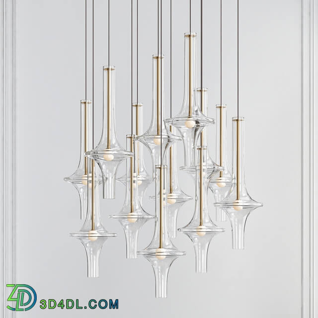 Wonder Penta Lampada a Sospensione Pendant light 3D Models