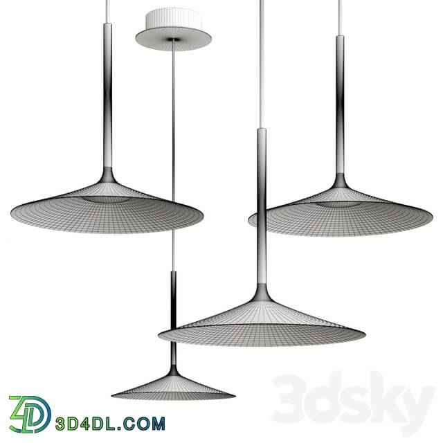 Poe P by Linea Light Group Pendant Lamp Pendant light 3D Models