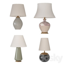 Table lamp set 1 