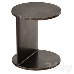 Jackie Iron End Table Crate and Barrel 3D Models 