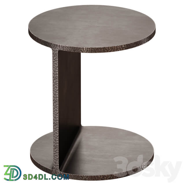 Jackie Iron End Table Crate and Barrel 3D Models