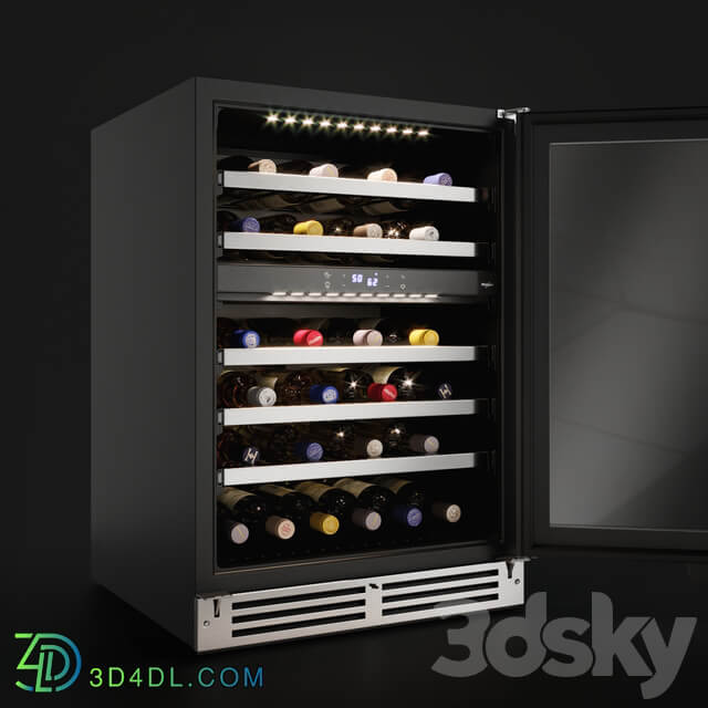 Built in wine cabinet Whirlpool WUW55X24HS