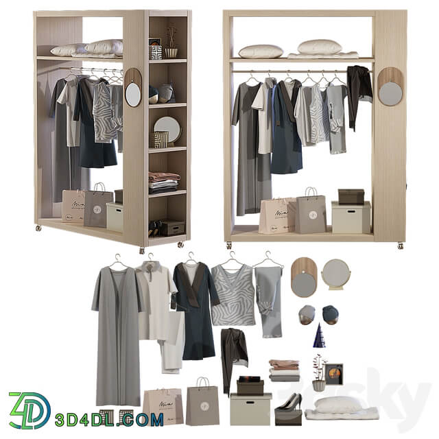 Wardrobe Display cabinets Wardrobe with decor 2