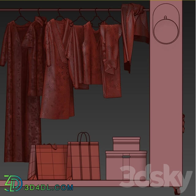 Wardrobe Display cabinets Wardrobe with decor 2