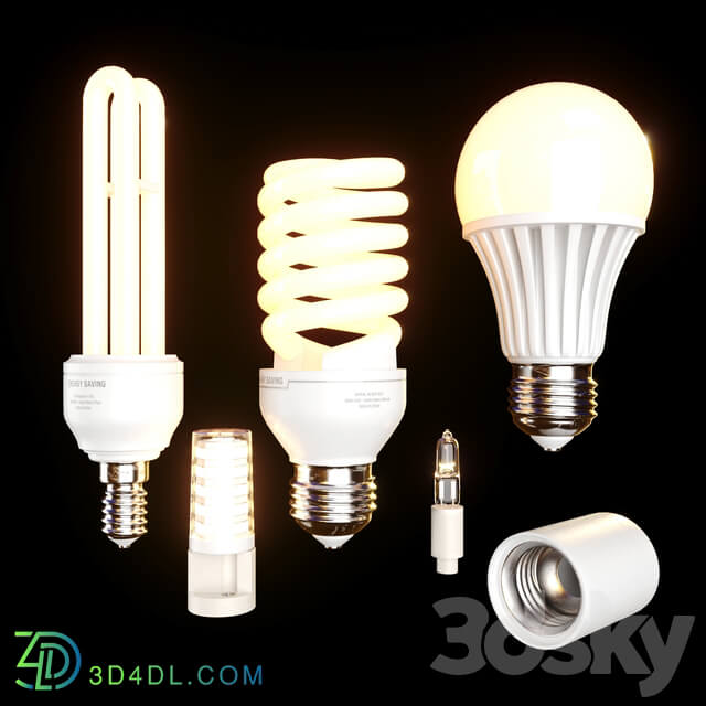 Technical lighting Energy saving lamps set