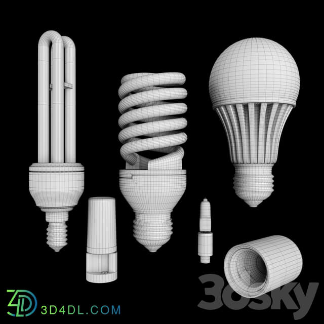 Technical lighting Energy saving lamps set