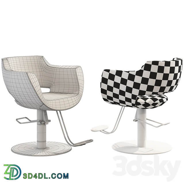 Clust Full Color Roto styling salon chair