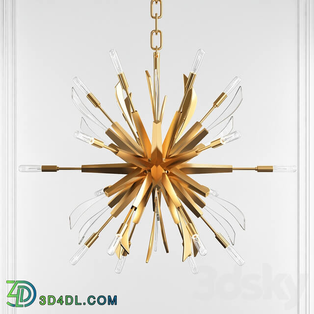 Vida 13 Light Sputnik Sphere Chandelier Pendant light 3D Models