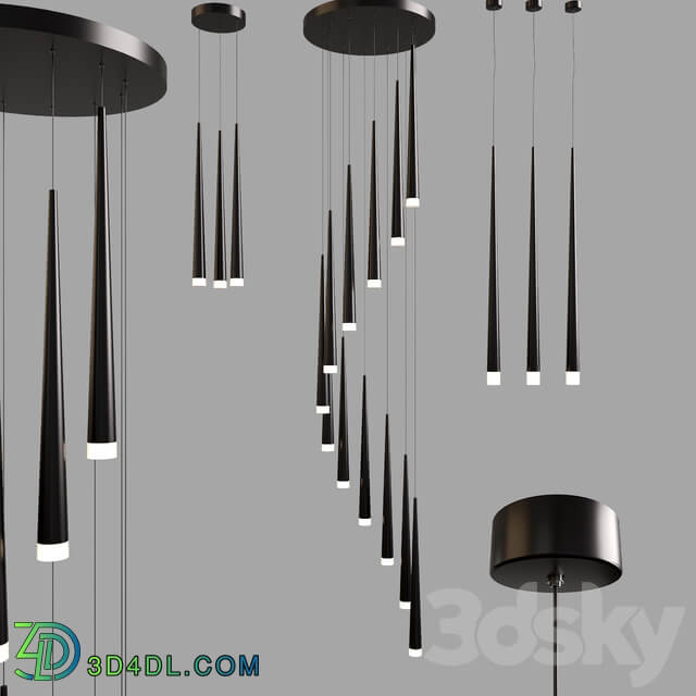 Ceiling chandelier 026 Pendant light 3D Models