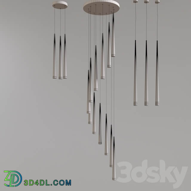 Ceiling chandelier 026 Pendant light 3D Models