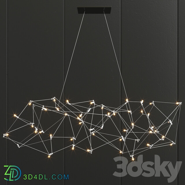 Quasar universe collection Pendant light 3D Models