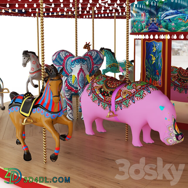 Urban environment Carousel