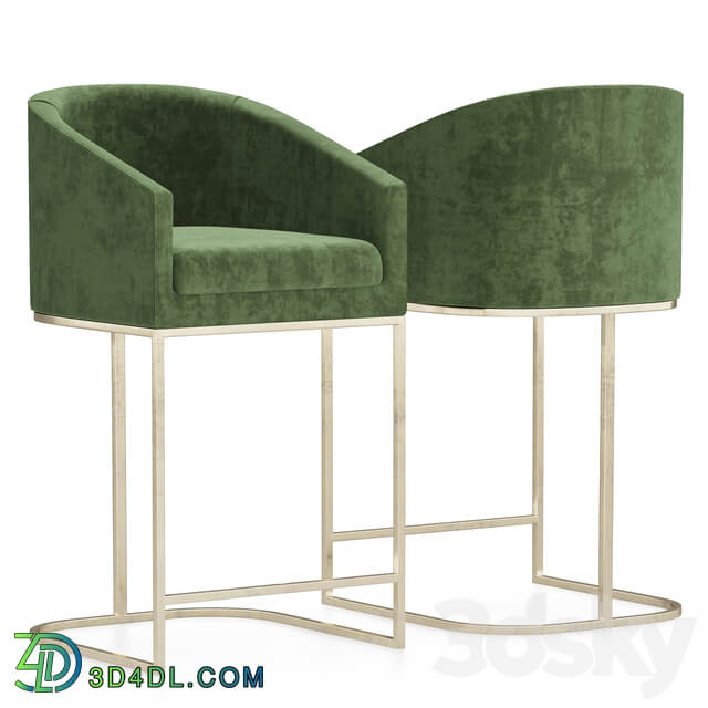 Table Chair bar stools with oval table