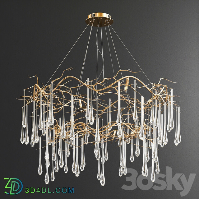 Four Exclusive Chandelier Collection 74 Pendant light 3D Models